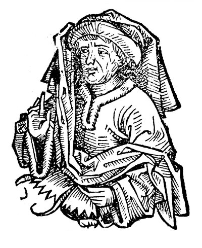 Averroès Ibn Rushd 1126-1198, éminent philosophe islamique médiéval, 1493 - Unbekannt