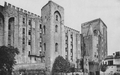 Avignon - Palais des Papes, tours Saint-Jean et Trouillas, façade ouest, c1925 - Unbekannt