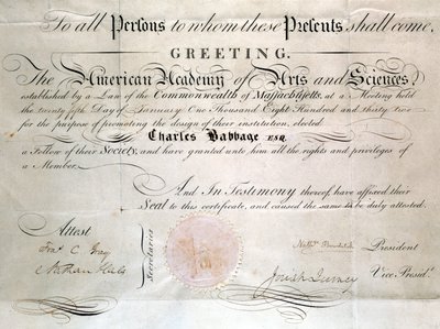 Diplôme de Babbage de l