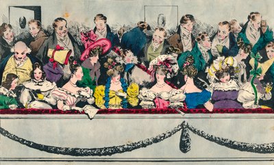 Balcon au théâtre, 19e siècle - Unbekannt