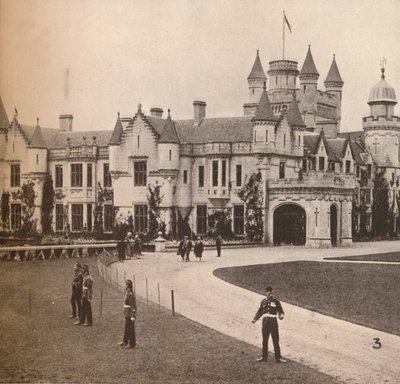 Château de Balmoral, résidence des majestés en Highlands, vers 1916, 1935 - Unbekannt