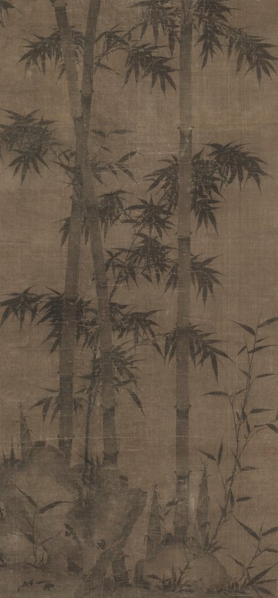 Bambou en quatre saisons : Automne, 1279-1368 - Unbekannt