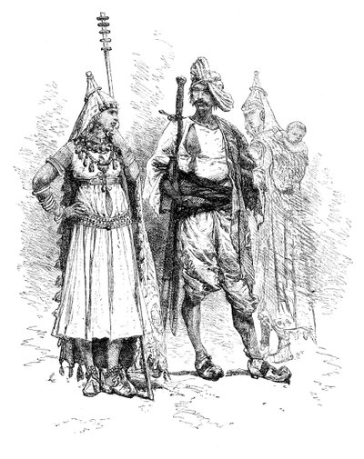Hommes et femmes Banjari, Orissa, Inde, 1895 - Unbekannt