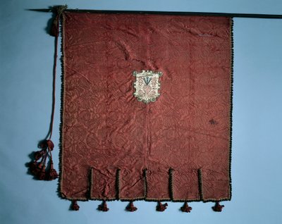 Bannière avec médaillons de la Passion du Christ, 1700s - Unbekannt