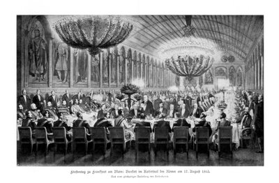 Banquet dans la salle de l
