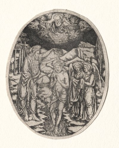 Baptême du Christ, 1400s - Unbekannt