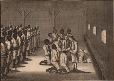 Baptême des esclaves noirs, 1757 - Unbekannt