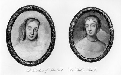 Barbara Palmer, Duchesse de Cleveland, maîtresse du roi Charles II, 1907 - Unbekannt