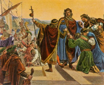 Barberousse fait ses adieux en partant pour sa croisade, 1189, 1936 - Unbekannt