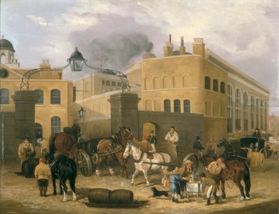 Brasserie Barclay et Perkins à Southwark, vers 1840 - Unbekannt
