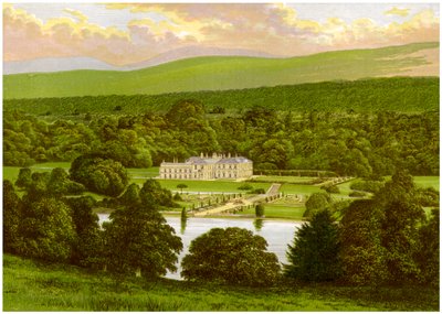Barons Court, comté de Tyrone, Irlande du Nord, maison du duc d