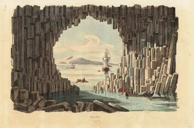 Colonnes de basalte dans la grotte de Fingal, Staffa, Hébrides intérieures, Écosse - Unbekannt