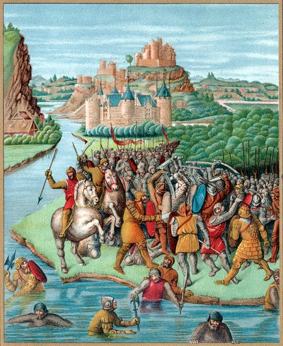 Bataille entre Bacchides et Jonathan, Révolte des Maccabées, 160 av. J.-C., 19ème siècle - Unbekannt