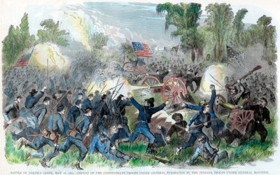 Bataille de Bakers Creek, Mississippi, Guerre de Sécession américaine, 16 mai 1863 - Unbekannt