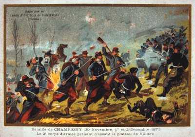 Bataille de Champigny, guerre franco-prussienne, 30 novembre-2 décembre 1870 - Unbekannt