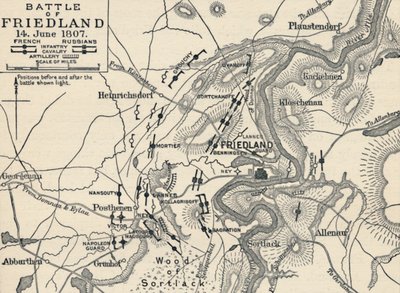 Bataille de Friedland, 14 juin 1807, 1896 - Unbekannt