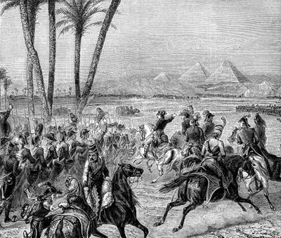 Bataille des Pyramides, 21 juillet 1798, 1882-1884 - Unbekannt