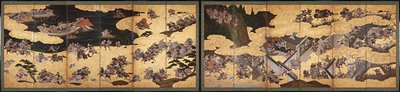 Scènes de bataille du Conte de Heike (Heike Monogatari) - Unbekannt