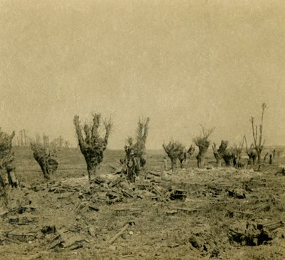 Champ de bataille, Maurepas, nord de la France, vers 1914-vers 1918 - Unbekannt