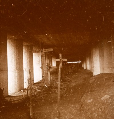 Tranchée à baïonnette, Verdun, nord de la France, vers 1916-1918 - Unbekannt