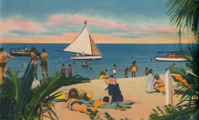 Plage à Pradomar. À 20 minutes de Barranquilla, années 1940 - Unbekannt