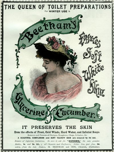 Crème de glycérine et de concombre de Beetham, XIXe siècle - Unbekannt