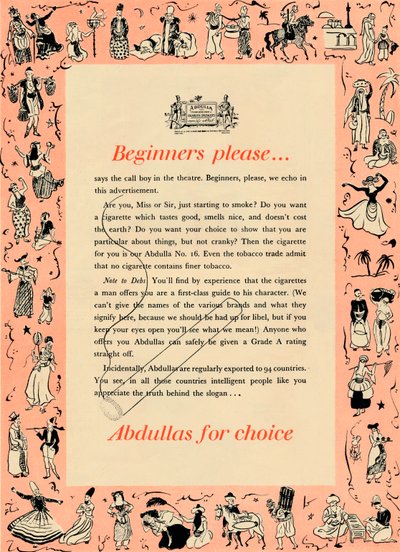 Débutants, choisissez Abdullas, 1939 - Unbekannt