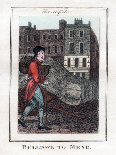 Soufflets à réparer, Smithfield, Londres, 1805 - Unbekannt