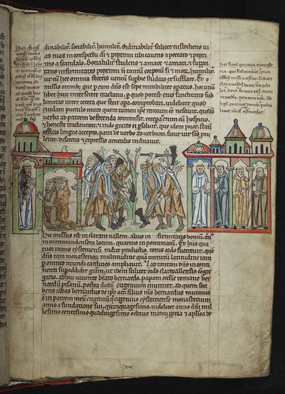 Bernard de Clairvaux envoyant des moines aux maisons filles, moines cisterciens - Unbekannt