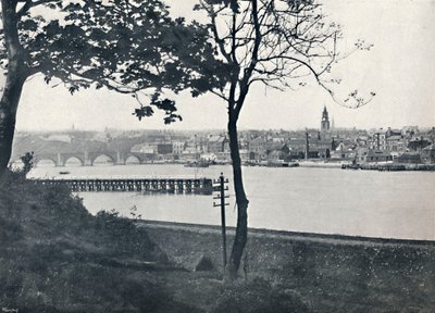 Berwick - Depuis Spittal, montrant le pont de Berwick, 1895 - Unbekannt