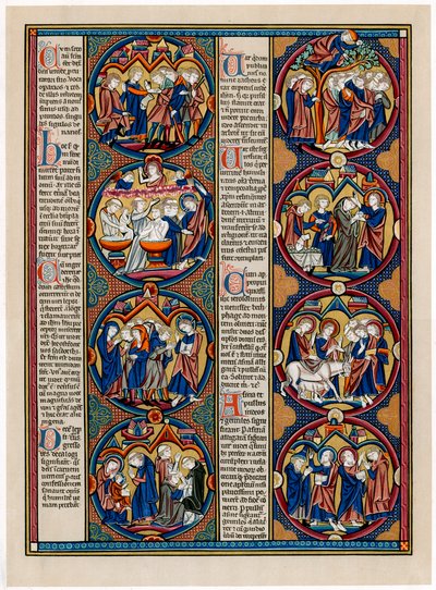 Scènes bibliques, fin XIIIe siècle - Unbekannt