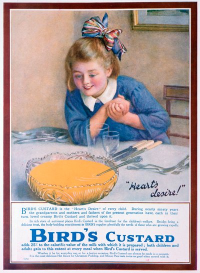 Publicité pour Birds Custard, 1922 - Unbekannt