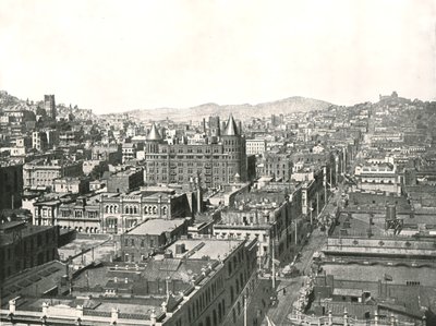 Vue aérienne depuis la tour du Chronicle Building, San Francisco, USA - Unbekannt