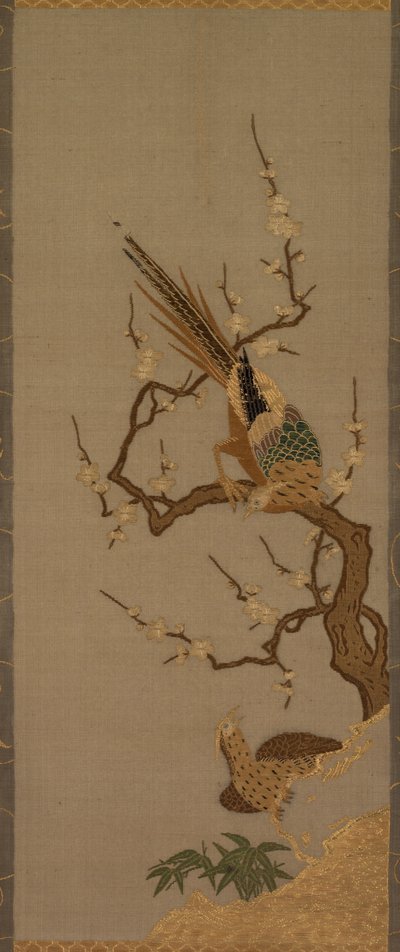 Oiseaux dans un arbre, 18e-19e siècle - Unbekannt