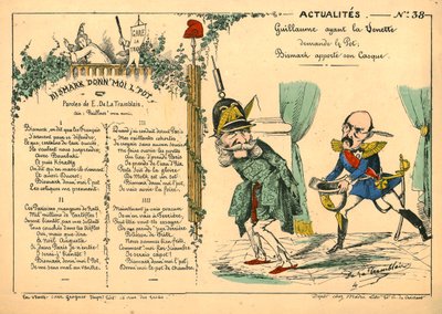 Bismarck, donne-moi le pot, fin du 19e siècle - Unbekannt