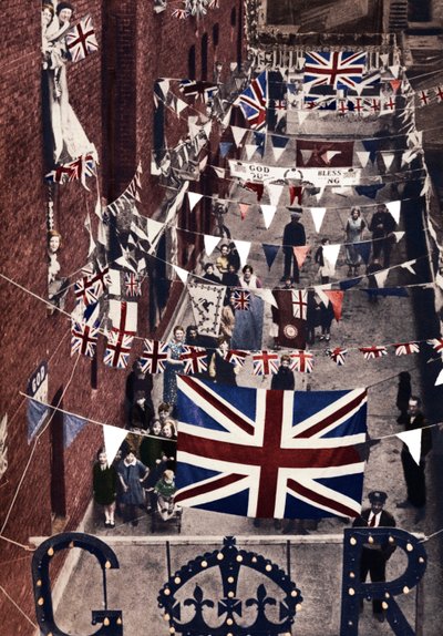Blackfriars, Londres, décoré pour le couronnement du roi George VI, 1937 - Unbekannt
