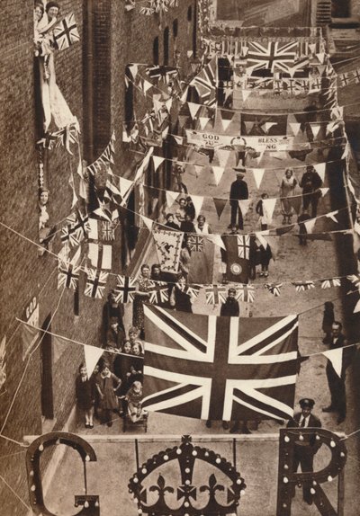 Blackfriars, Londres, décoré pour le couronnement de George VI, 1937 - Unbekannt