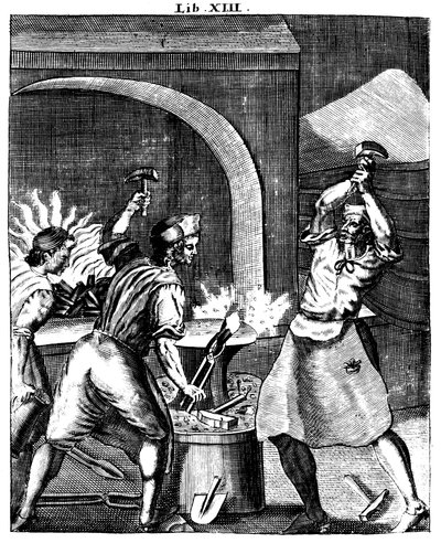 Forgerons au travail, 1715 - Unbekannt