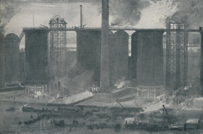 Hauts fourneaux aux usines de fer Bell Bros., Middlesborough, 1910 - Unbekannt