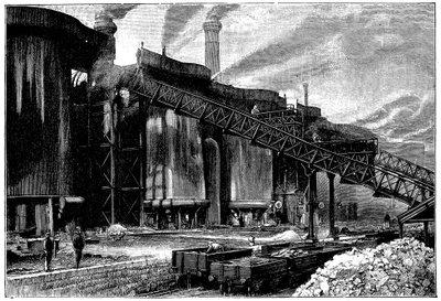 Haut fourneaux, Barrow Hematite Iron and Steel Company, Barrow-in-Furness, Cumbria, 1890 - Unbekannt