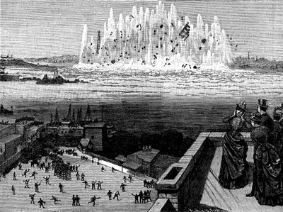 Explosion de Flood Rock, 1885, 1886 - Unbekannt