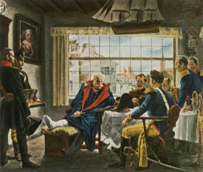 Blücher prend possession des médailles et du chapeau de Napoléon après Waterloo, 18 juin 1815, 1936 - Unbekannt