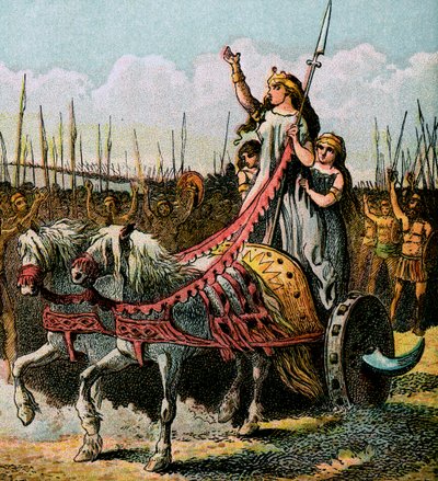 Boadicée et son armée, c1850 - Unbekannt