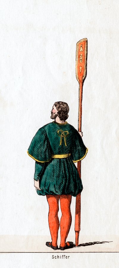 Bateliers, costume pour la pièce de Shakespeare, Henry VIII - Unbekannt