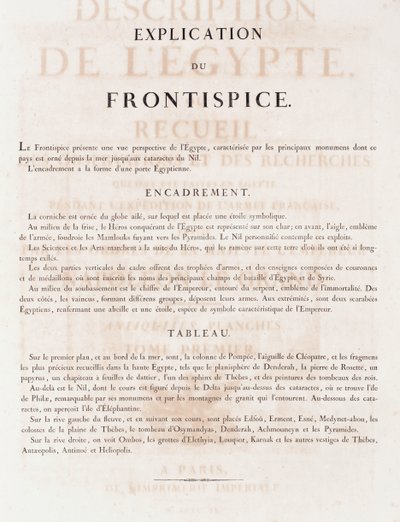Livre : Description de l