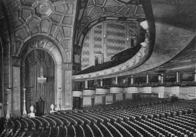 Loges de la mezzanine, Capitol Theatre, Detroit, Michigan, 1925 - Unbekannt
