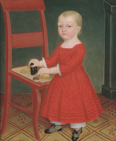 Garçon aux cheveux blonds, vers 1840-50 - Unbekannt