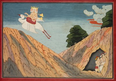 Brahma cache les vachers et les veaux dans la grotte, page d