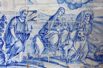 Brésil, Bahia, Salvador : Azulejo dans l