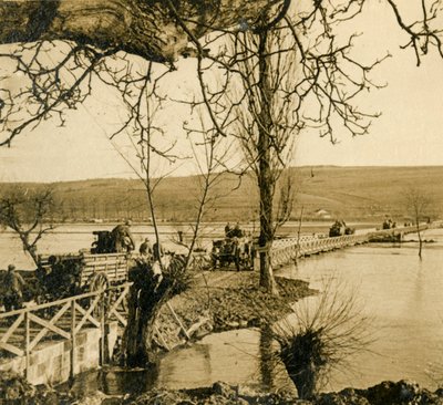Pont sur la Meuse à Dugny, nord de la France, vers 1914-1918 - Unbekannt